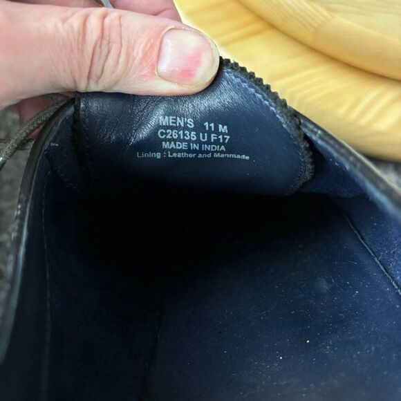 Cole Haan Carver Cap OX II Derby Mens 11 Leather Gray Brogue Oxford Dress Shoe - Picture 7 of 9